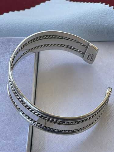 Vintage Sterling silver cuff bracelet