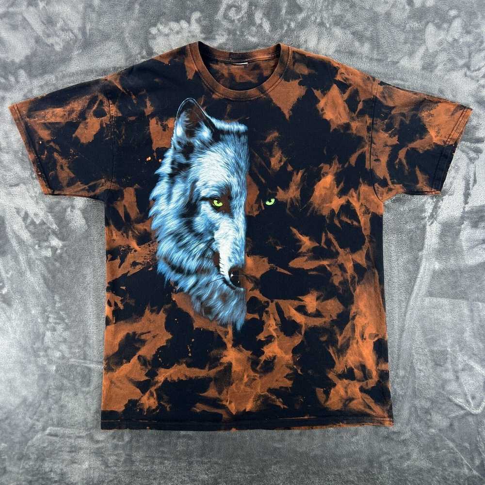 Other Vintage Wolf T Shirt Men XL 1 of 1 Reverse … - image 7