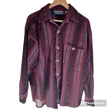 Laundromat vintage women’s flannel button down sh… - image 1