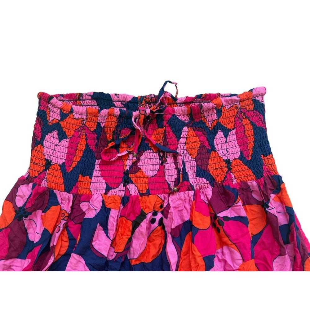 Abel The Label Drawstring Large Tropical Hot Pink… - image 2