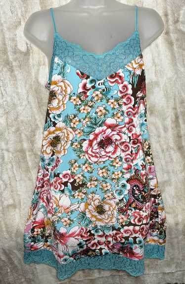 Josie Natori cami style nightie - Size S - multi-c