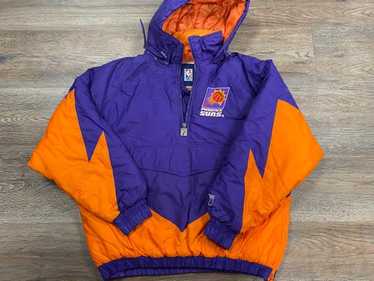 NBA Phoenix Suns ウォームアップジャケット Lサイズ フェニックス サンズ NBA プライムタイム ヘビーウェイト サテン