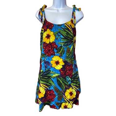 Small Vintage 90’s Sundress Hawaiian Tropical by P