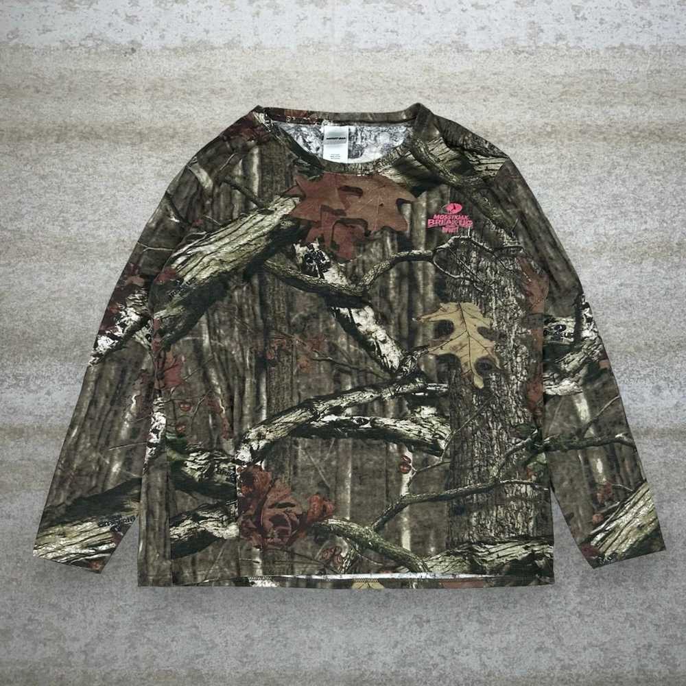 Mossy Oak Hunting Camo Shirt Cotton Long Sleeve W… - image 1