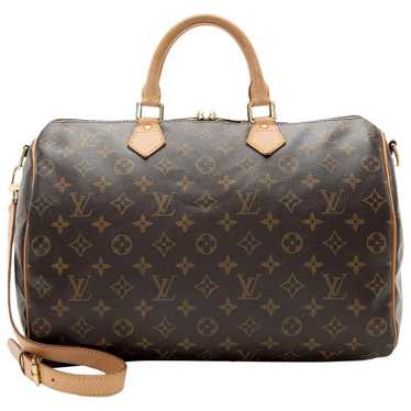 Louis Vuitton Speedy cloth satchel