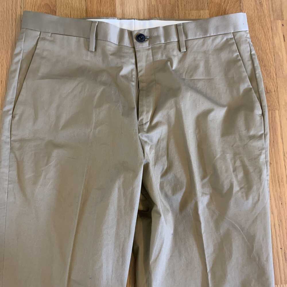 Lucky Brand Khaki Pants Mens Slim Fit 34x32 Beige… - image 2