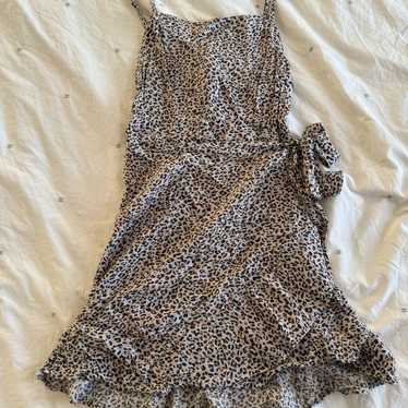 Abercrombie Leopard Print Wrap Dress - image 1