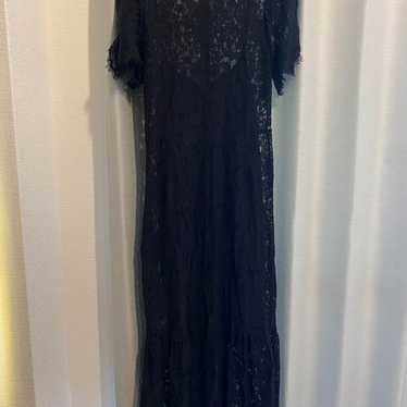 ZARA Dress Black Black All Lace Mermaid