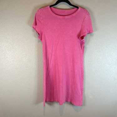 American eagle pink T-shirt dress L