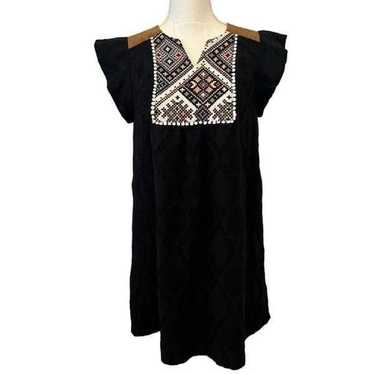 THML Anthropologie Black Swing Dress Size Small - image 1