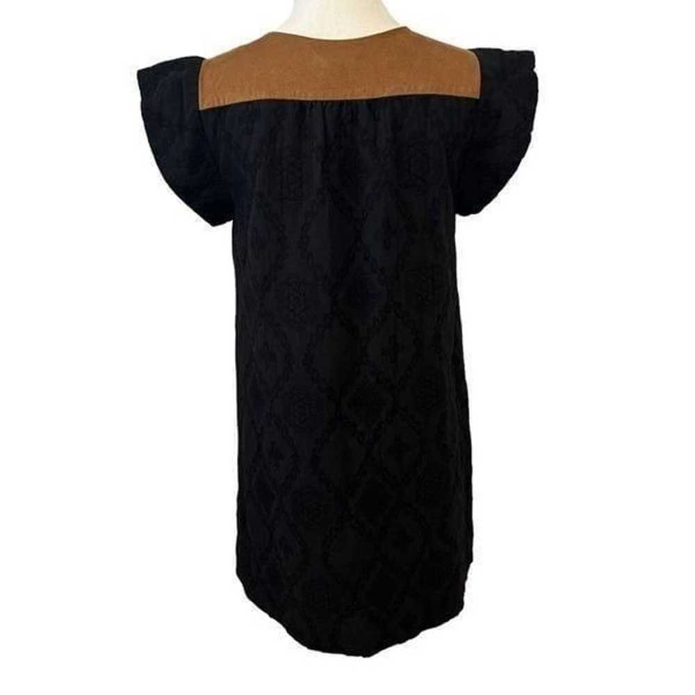 THML Anthropologie Black Swing Dress Size Small - image 2