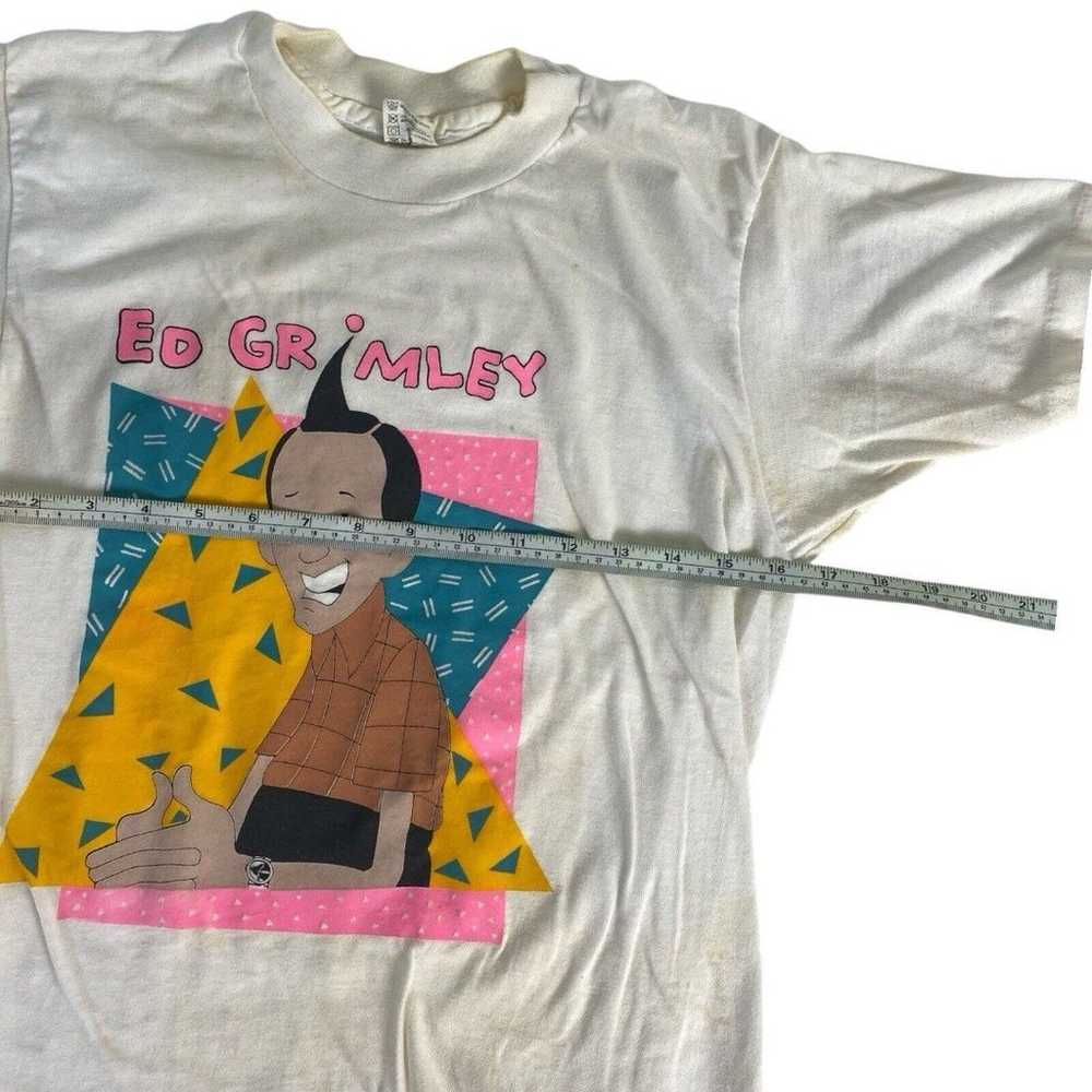 Vintage Shirt Ed Grimley Tee Large Rare 1980’s Si… - image 4