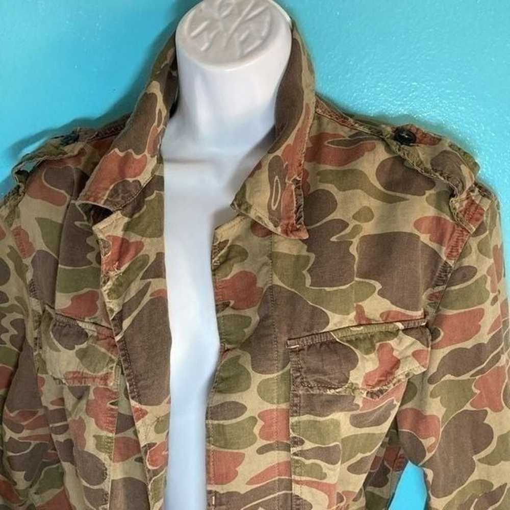 Vintage 55 Fifty Five Womens Camo Shirt Jacket Si… - image 1