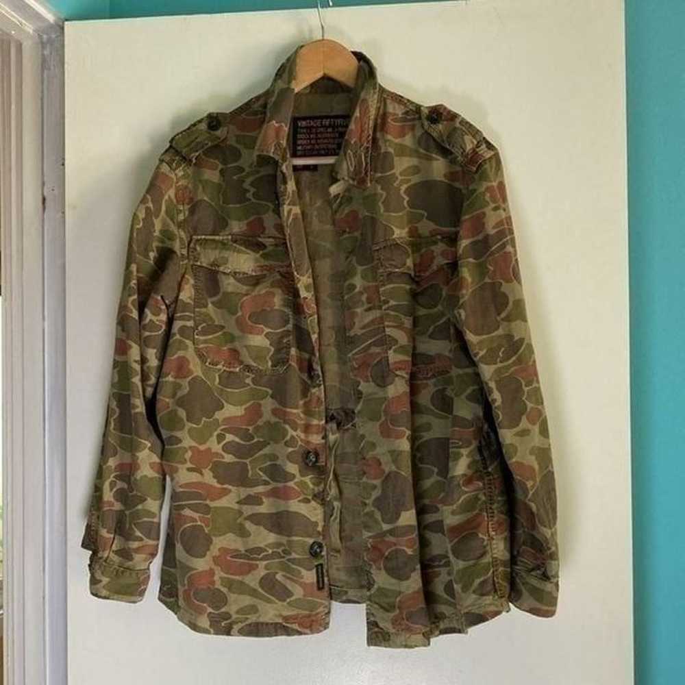 Vintage 55 Fifty Five Womens Camo Shirt Jacket Si… - image 3