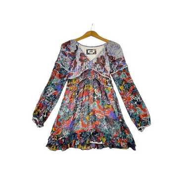 Anthropologie Maeve Multiprint Long Sleeve Dress … - image 1