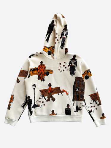 Louis Vuitton White New Walkers Hoodie - image 1