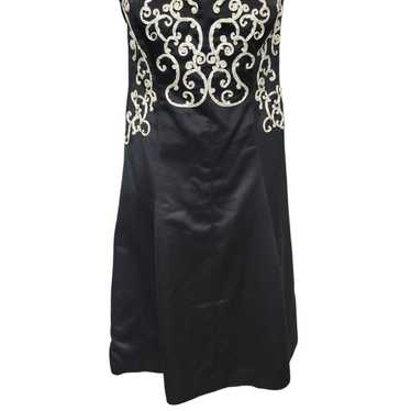 White House Black Market Strapless Black Dress Wi… - image 1