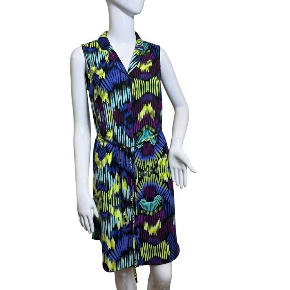 Women's Apt. 9 Blue and Purple Dress Size 4 - image 1