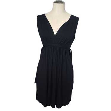 Zara V Neck Black Dress