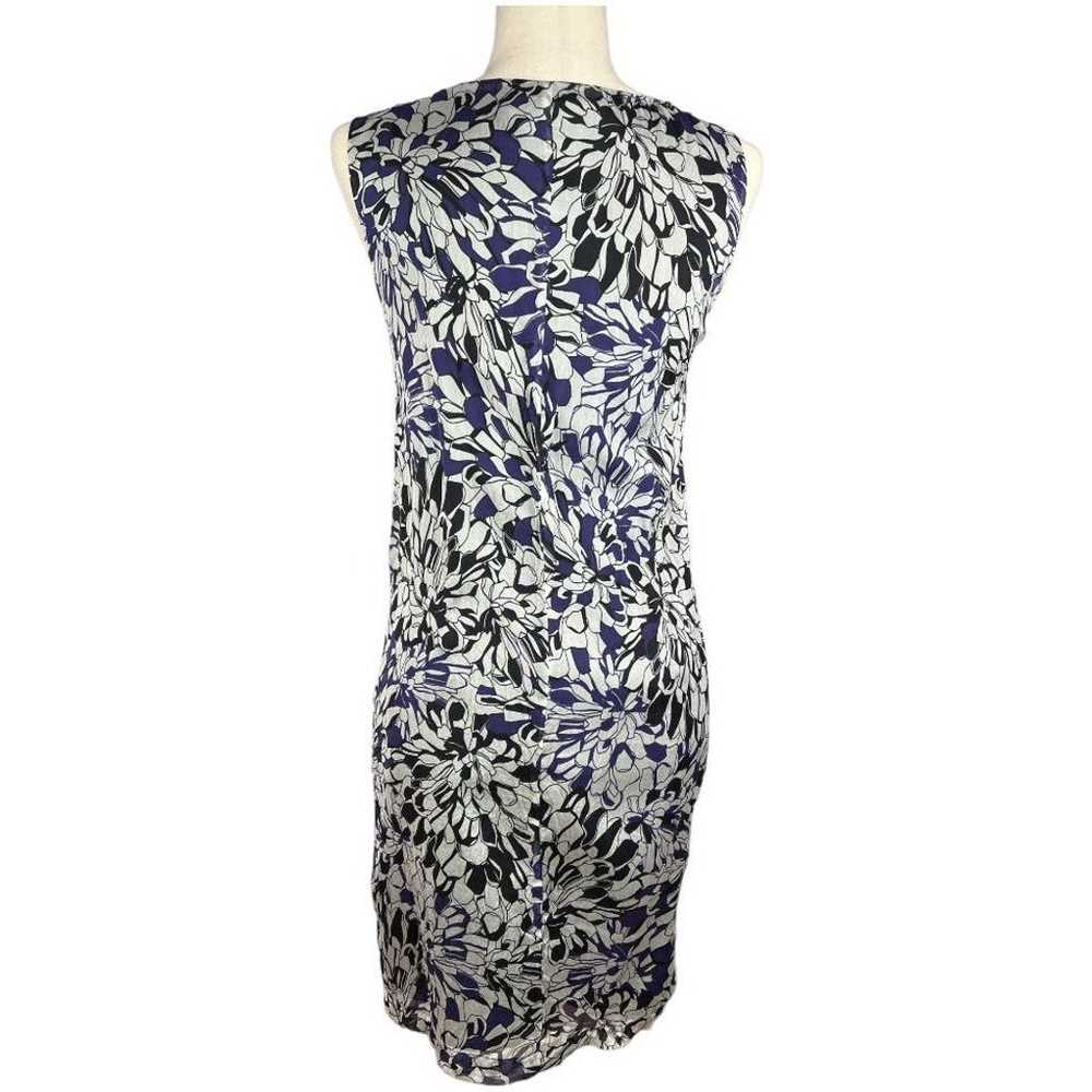 Zara Basic floral silk sleeveless dress size medi… - image 2