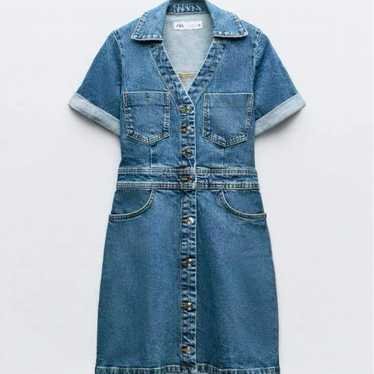 ZARA Denim Mini Dress