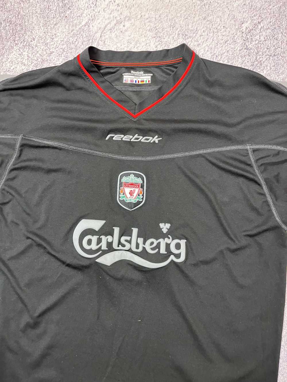 Liverpool × Reebok × Soccer Jersey Vintage t-shir… - image 10