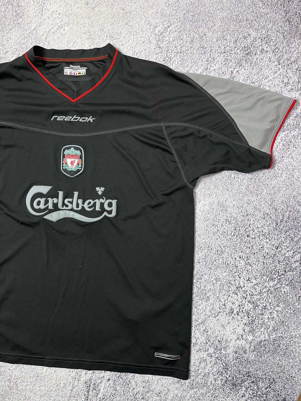 Liverpool × Reebok × Soccer Jersey Vintage t-shir… - image 2