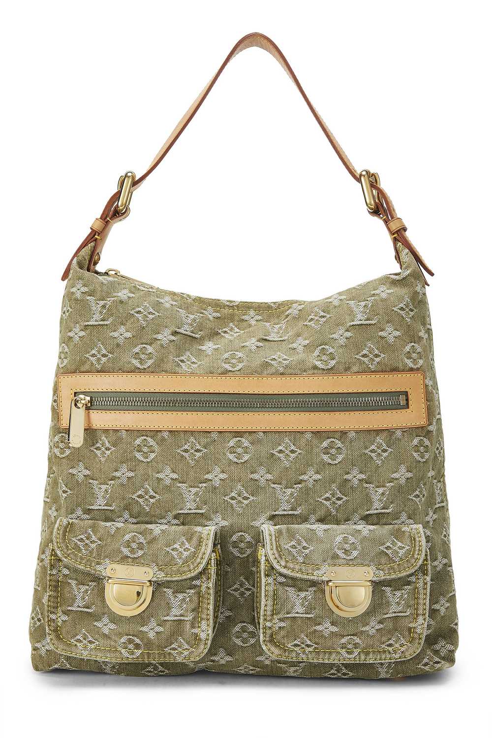 Green Monogram Denim Baggy GM Send in SMS Send in… - image 1