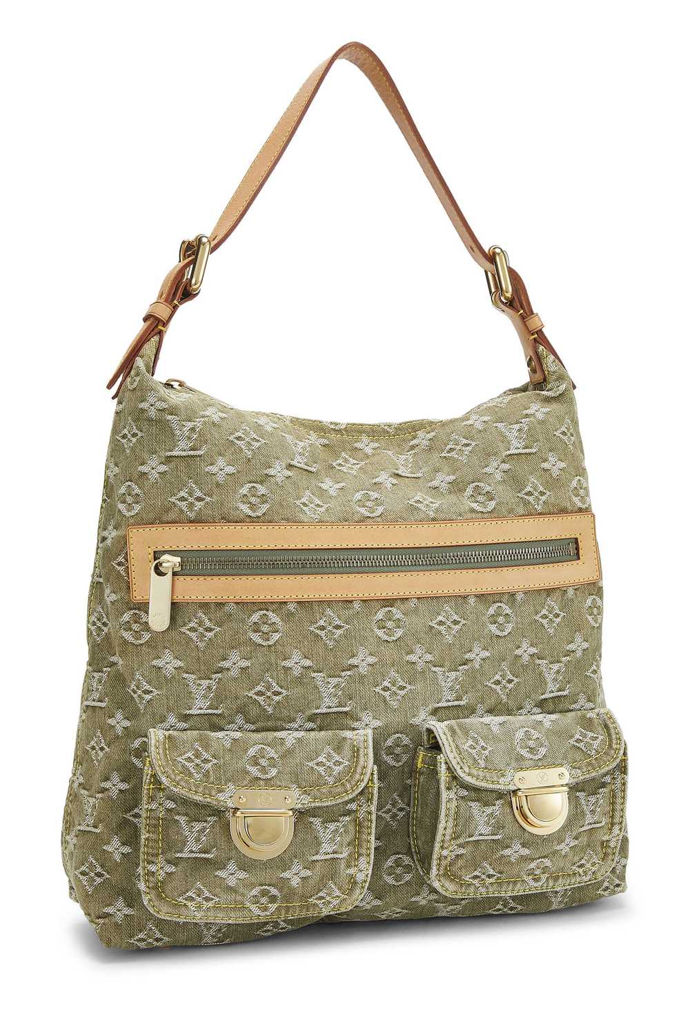 Green Monogram Denim Baggy GM Send in SMS Send in… - image 2