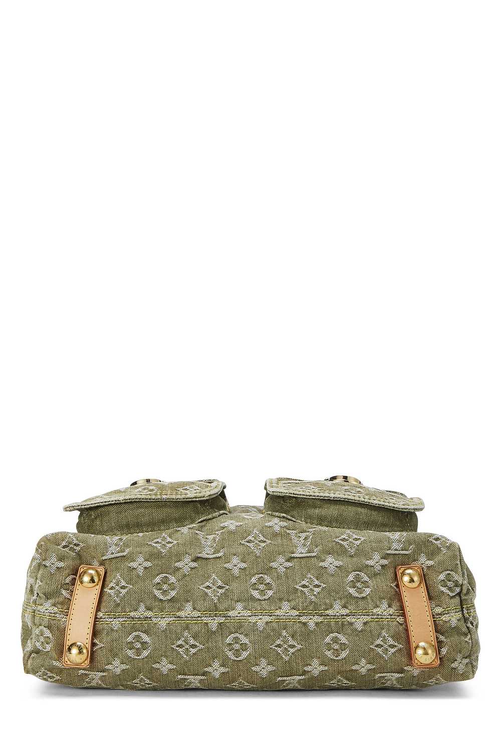 Green Monogram Denim Baggy GM Send in SMS Send in… - image 5