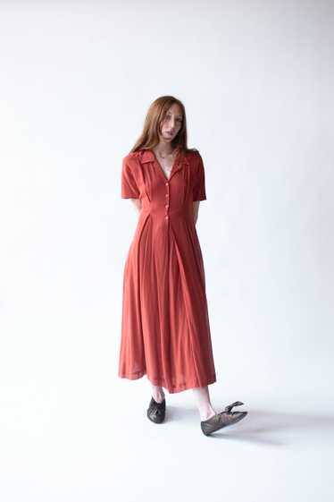 Rust Dress | Sybilla