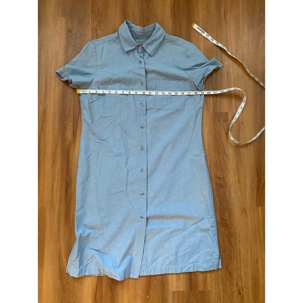 Charter Club Size 8 Blue Shirt Dress - image 10