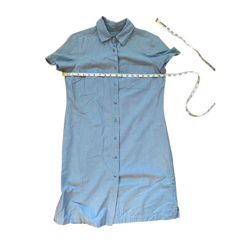 Charter Club Size 8 Blue Shirt Dress - image 11