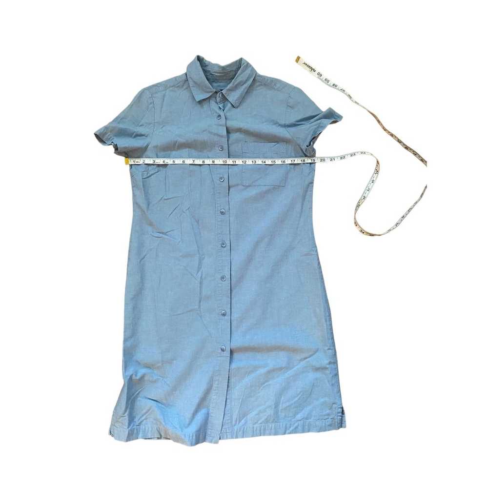 Charter Club Size 8 Blue Shirt Dress - image 12