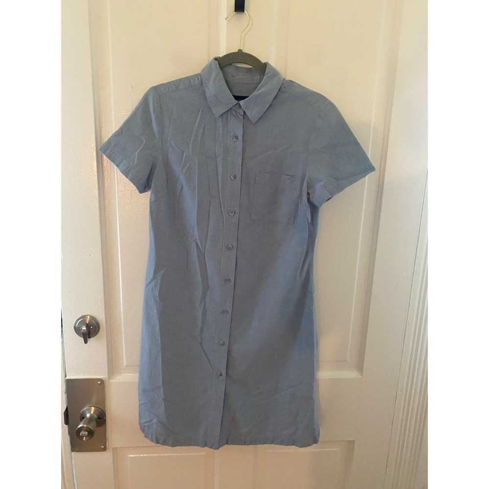 Charter Club Size 8 Blue Shirt Dress - image 2