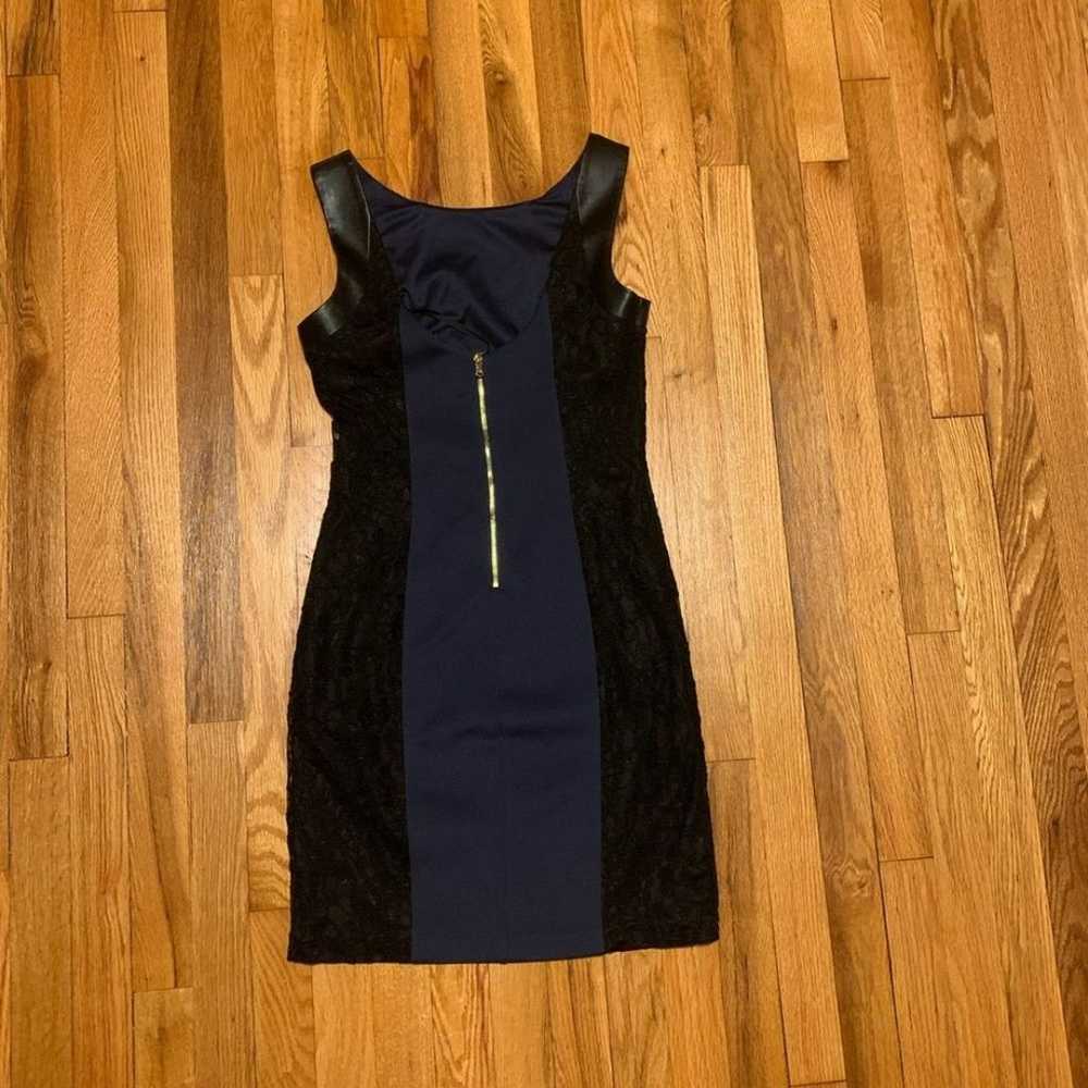 Navy and Black Cocktail Dress - image 1