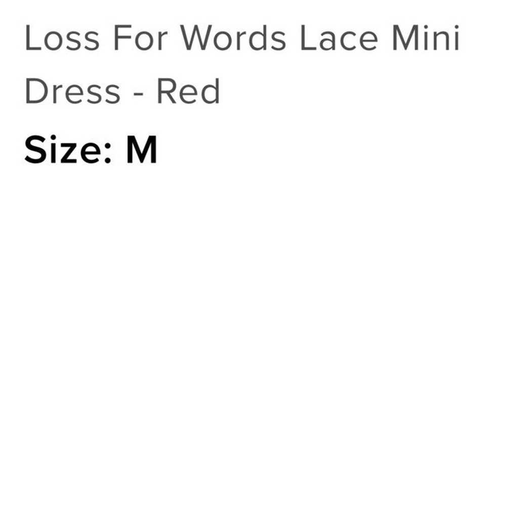 Red lace and sequin detailed midi dress - image 8