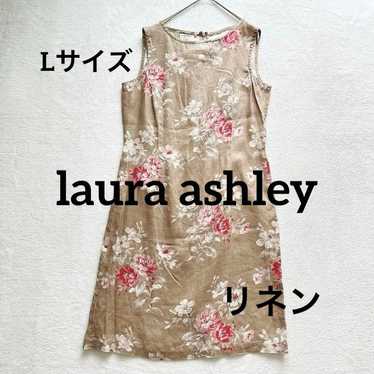 laura ashley Linen Material Dress Linen Calf-Lengt