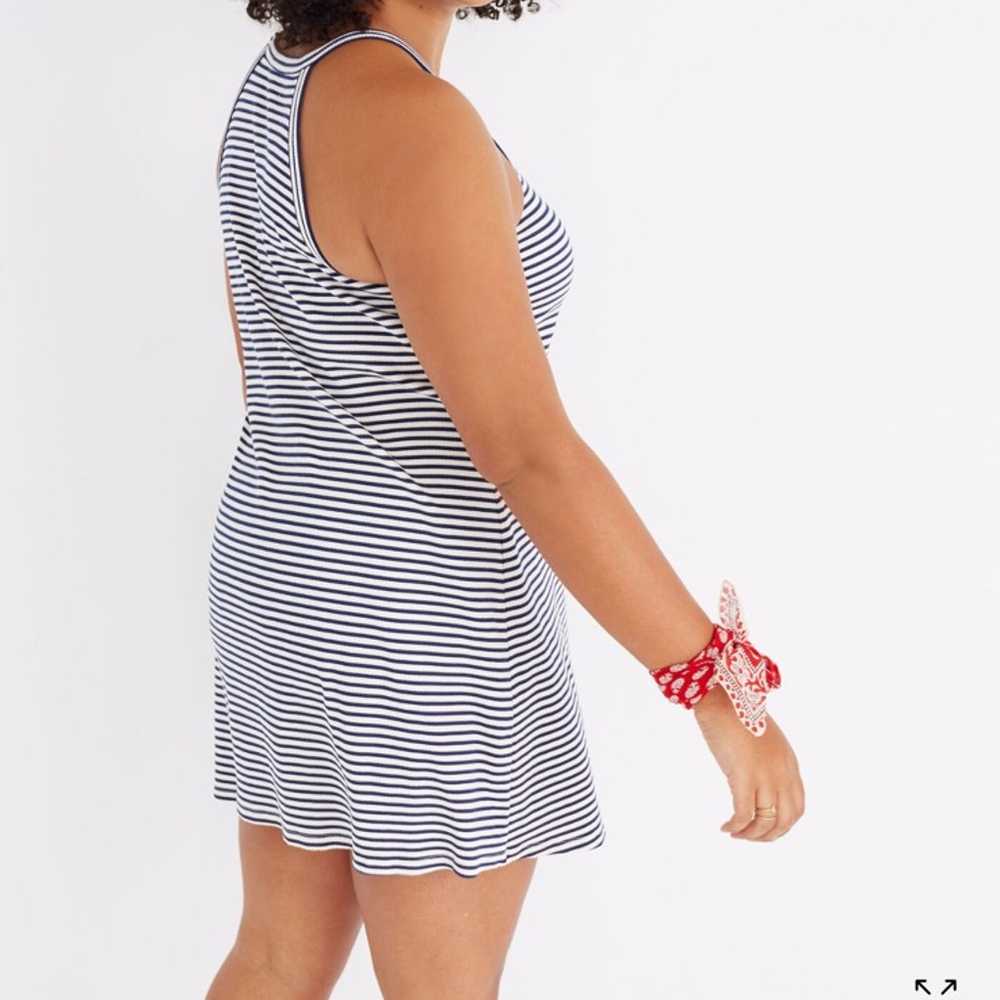 Madewell District Dress in Stripe Size XL - image 3