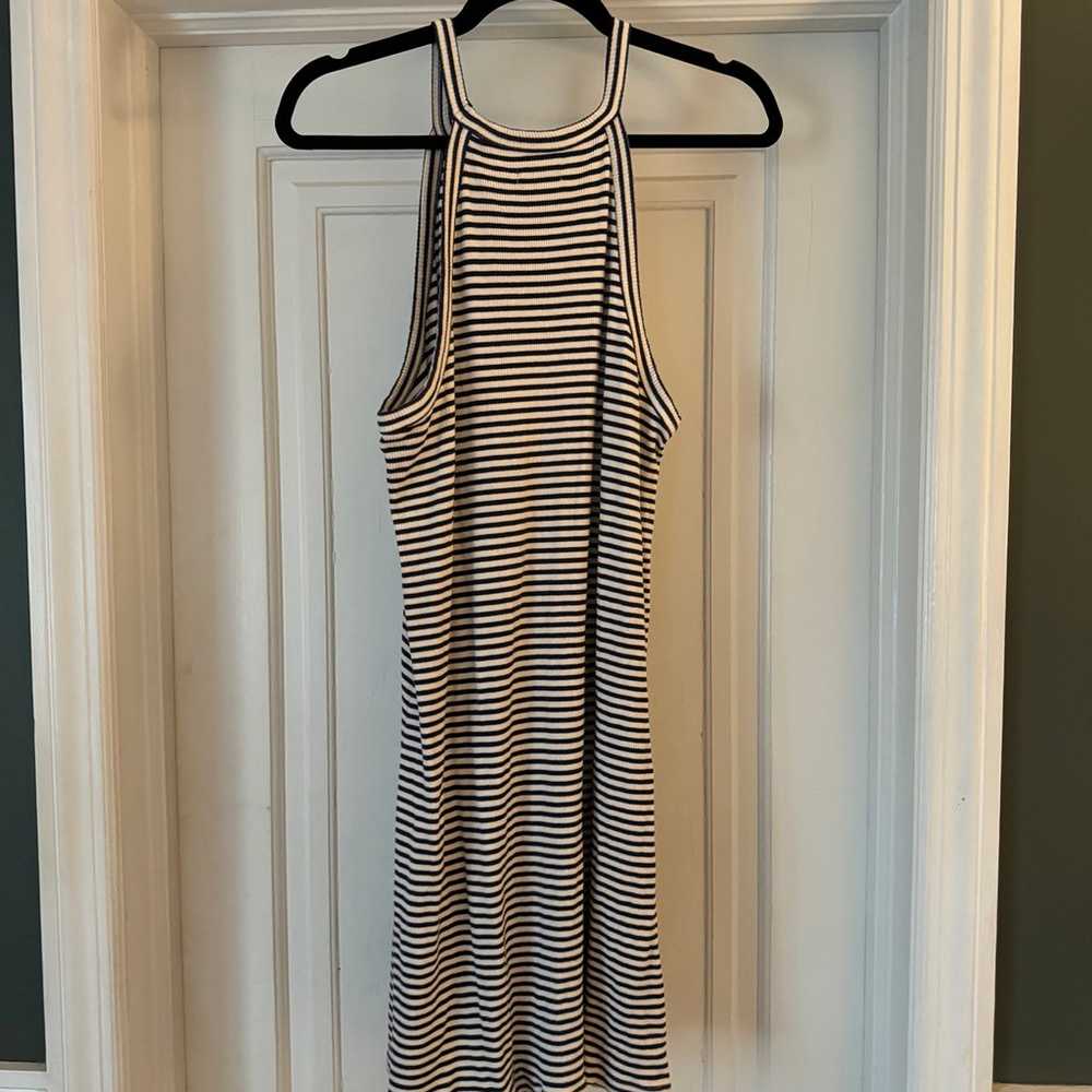 Madewell District Dress in Stripe Size XL - image 7