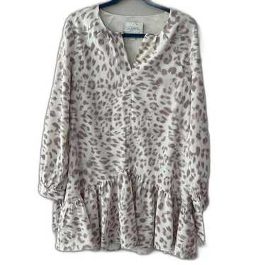 Anthropologie Mare Mare Cheetah Dress