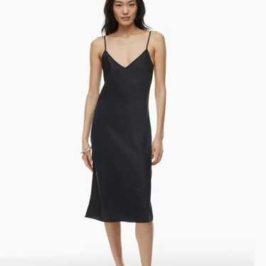 Aritzia Wilfred Only Slip Satin Midi Dress