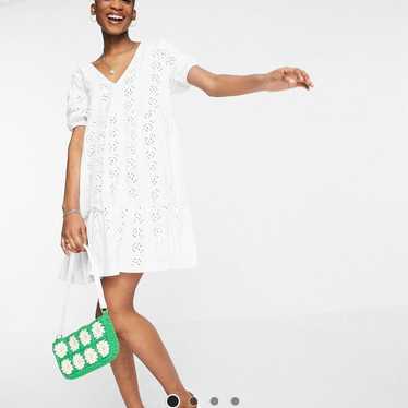 ASOS eyelet dress mini dress NWOT