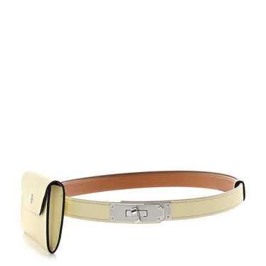 HERMES Epsom Kelly Pocket Belt Jaune Milton