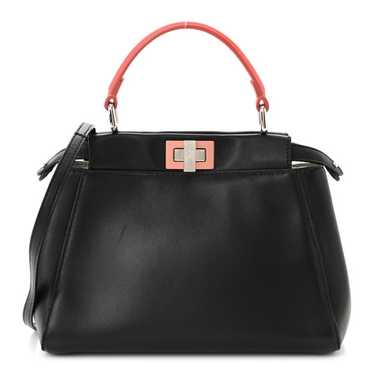 FENDI Nappa Colorblock Mini Peekaboo Iconic Satche