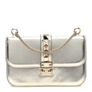 VALENTINO GARAVANI Metallic Nappa Medium Glam Lock