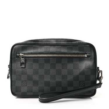 LOUIS VUITTON Damier Graphite Kasai Clutch