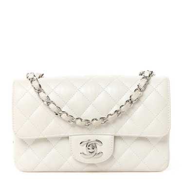 CHANEL Iridescent Crumpled Calfskin Quilted Mini R