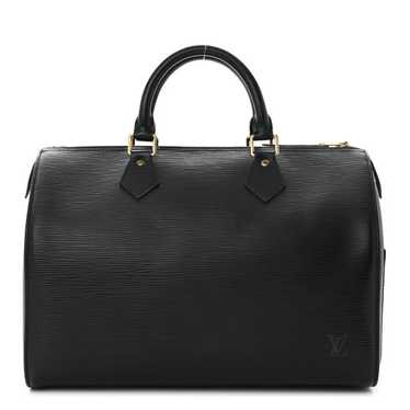 LOUIS VUITTON Epi Speedy 35 Black