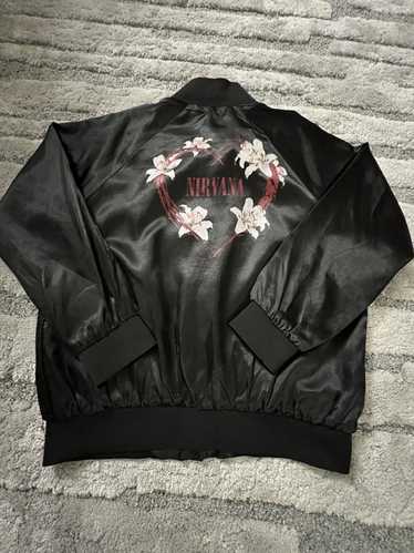 Nirvana Nirvana heart shaped windbraker jacket